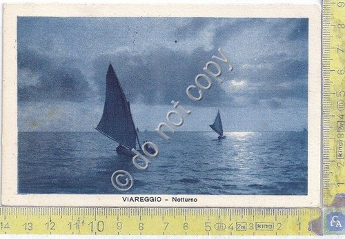 Cartolina - Postcard - Viareggio - Notturno - Barche - …