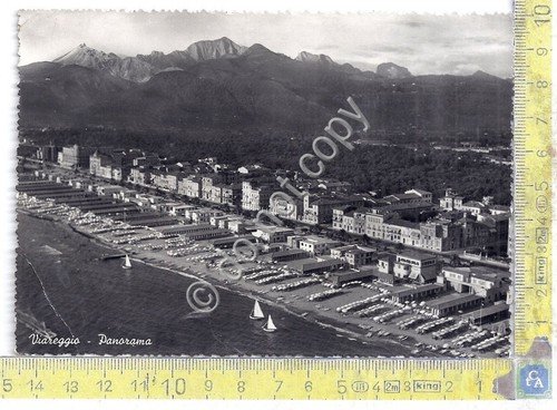 Cartolina - Postcard - Viareggio - Panorama - 1955