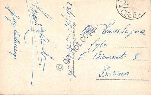Cartolina - Postcard - Viareggio Ritorno dei Trabaccoli animata 1939