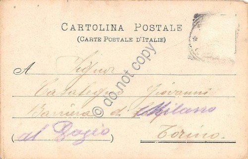 Cartolina - Postcard - Viareggio via di Mezzo VG