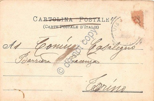 Cartolina - Postcard - Viareggio via Ugo Foscolo animata 1903 …
