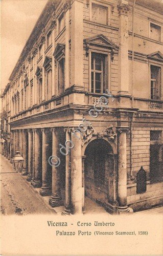 Cartolina - Postcard - Vicenza - Corso Umberto - Palazzo …