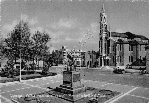 Cartolina - Postcard - Vigevano - Monumento al Calzolaio - … | Immagine principale