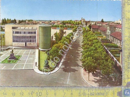 Cartolina - Postcard - Vigevano - Palazzo dell'Esposizione - 1956 | Immagine principale