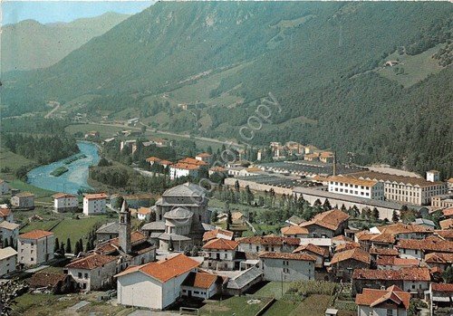 Cartolina - Postcard - Villa D'Ogna - panorama - 1997 | Immagine principale