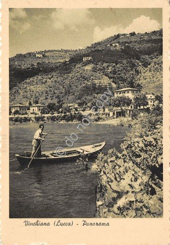 Cartolina - Postcard - Vinchiana - Panorama - barcaiolo - … | Immagine principale