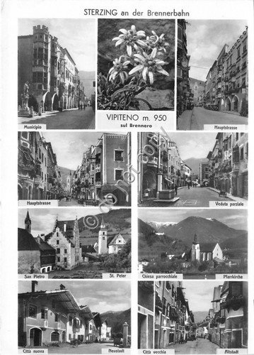 Cartolina - Postcard - Vipiteno - vedutine - 1960