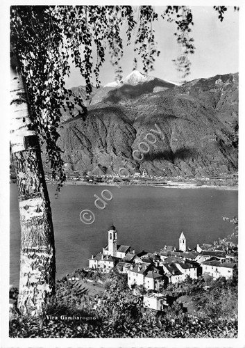 Cartolina - Postcard - Vira Gambarogno panorama 1962