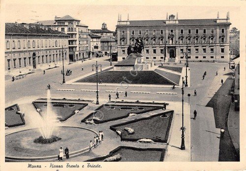 Cartolina - Postcard- Monza - Piazza Trento e Trieste - …