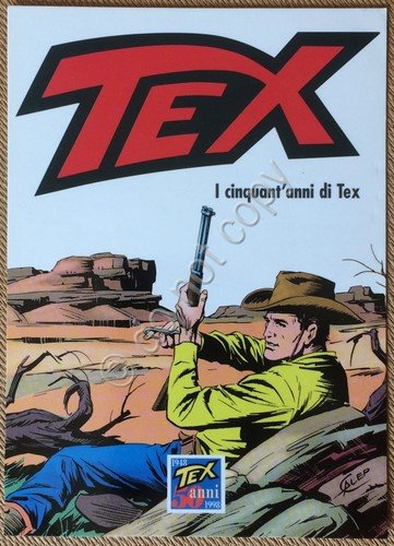 Cartolina - Poste Italiane - Cinquant'anni di Tex - nuove | Immagine principale