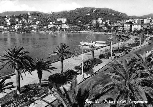 Cartolina - Rapallo - Lungomare - 1962 (Genova)