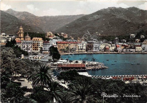 Cartolina - Rapallo - Panorama - 1956 (Genova) | Immagine principale
