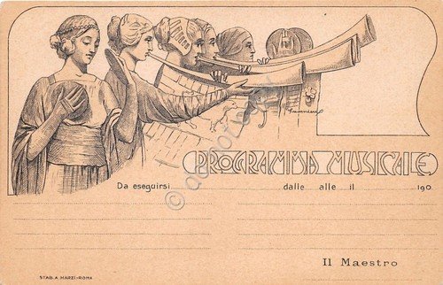 Cartolina - Reggimentale - 23° Reggimento Fanteria - Programma Musicale … | Immagine principale