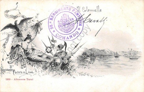 Cartolina - Reggimentale - 36° Reggimento Fanteria di Linea - … | Immagine principale