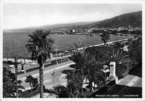 Cartolina - Reggio Calabria - Lungomare - 1953 - VG | Immagine principale