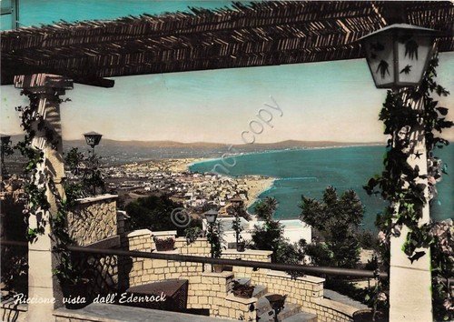 Cartolina - Riccione - Vista da EdenRock - 1957 | Immagine principale
