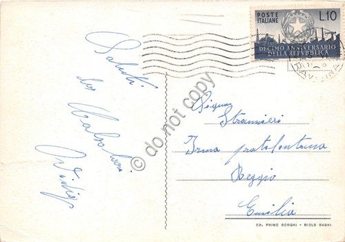 Cartolina - Riolo Bagni Castello Sforzesco