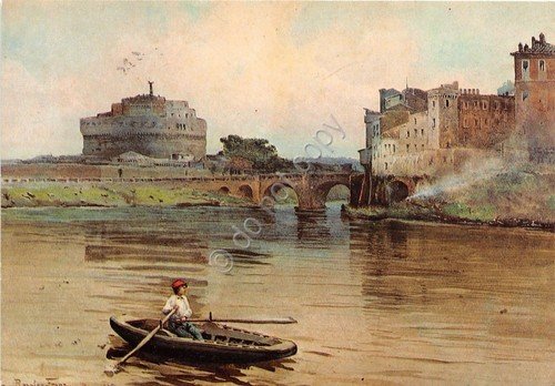 Cartolina - Roma - Castel S. Angelo - Centenario Banco …