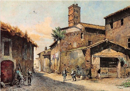 Cartolina - Roma - Via Greca - Centenario Banco di …