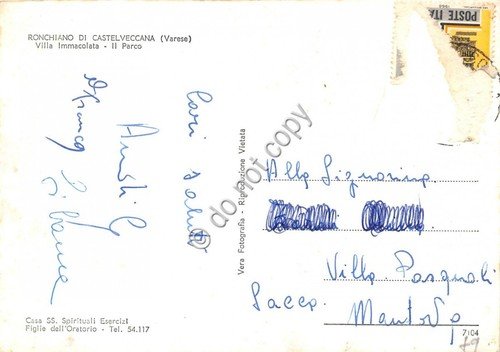 Cartolina - Ronchiano di Castelveccana Villa Immacolata Frate | Immagine Gallery 2