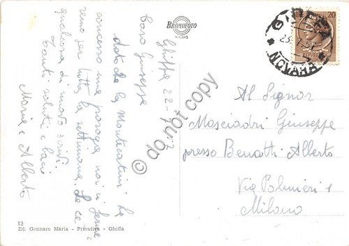 Cartolina - Ronco di Ghiffa Parco della Casa di Cura …