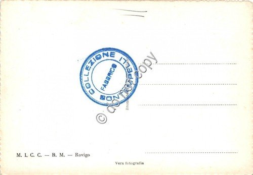 Cartolina - Rovigo Via Angeli dall'alto