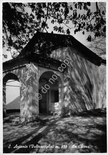 Cartolina - S. Antonio Valtravaglia la Chiesa 1954 | Immagine principale