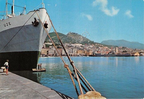 Cartolina - Salerno - Porto - Timbro centenario Banco di …