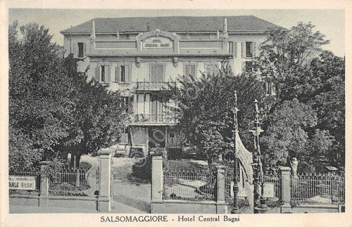 Cartolina - Salsomaggiore - Hotel Central Bagni - 1935 | Immagine principale