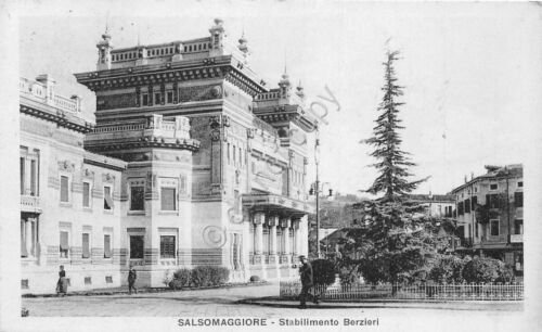 Cartolina - Salsomaggiore - Stabilimento Berzieri - animata - 1929