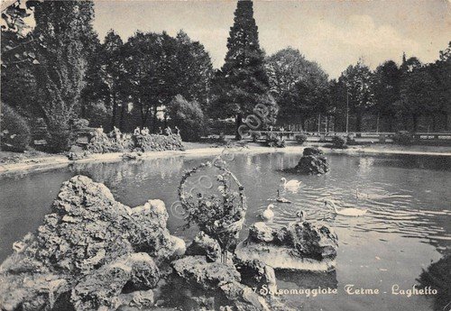 Cartolina - Salsomaggiore - Terme - Laghetto - 1963 | Immagine principale
