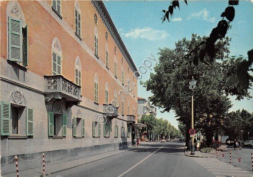 Cartolina - Salsomaggiore Albergo Detraz Viale Matteotti