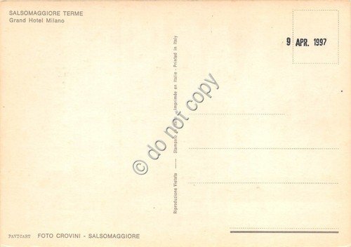 Cartolina - Salsomaggiore Terme Hotel Milano Auto d'epoca | Immagine Gallery 2