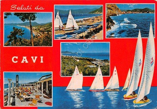 Cartolina - Saluti da - Cavi - Vedutine - Vele … | Immagine principale