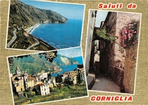 Cartolina - Saluti da - Corniglia - vedutine - NVG | Immagine principale