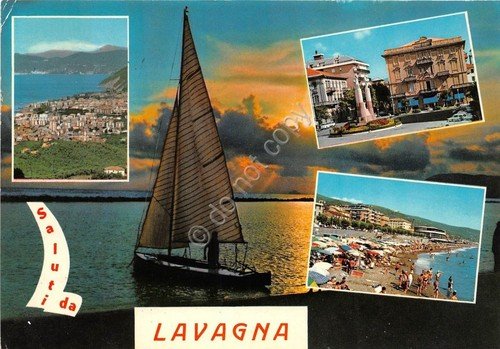 Cartolina - Saluti da - Lavagna - vedutine - 1970 … | Immagine principale