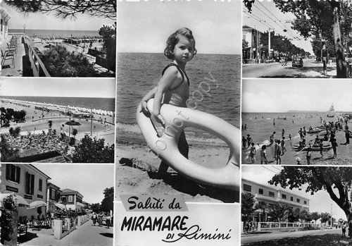 Cartolina - Saluti da - Miramare di Rimini - Vedutine … | Immagine principale