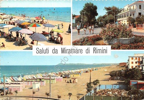 Cartolina - Saluti da - Miramare di Rimini - Vedutine … | Immagine principale
