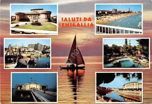 Cartolina - Saluti da - Senigallia - Vedutine - 1967 … | Immagine principale