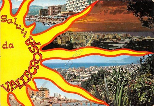 Cartolina - Saluti da - Vallecrosia - vedutine - 1975 … | Immagine principale