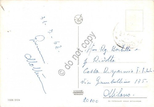 Cartolina - Saluti da Esino Lario panorama e stelle alpine …