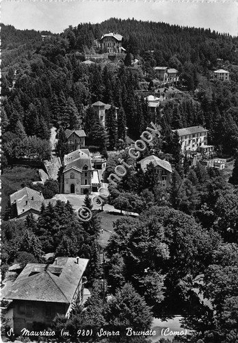 Cartolina - San Maurizio sopra Brunate panorama 1956 | Immagine principale
