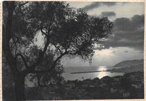 Cartolina - San Remo - Tramonto - anni'40 | Immagine principale