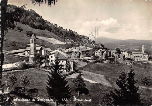 Cartolina - San Sebastiano di Folgaria panorama 1957 | Immagine principale