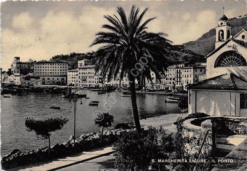 Cartolina - Santa Margherita Ligure - Porto - 1951 (Genova) | Immagine principale