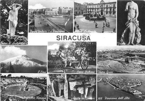 Cartolina - Siracusa - Vedutine - 1960 - VG