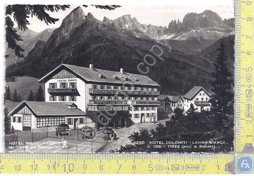Cartolina - Tires - Hotel Dolomiti - Lavina Bianca - … | Immagine principale
