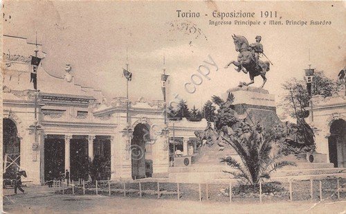 Cartolina - Torino - Esposizione 1911 - Ingresso Pirncipale - … | Immagine principale