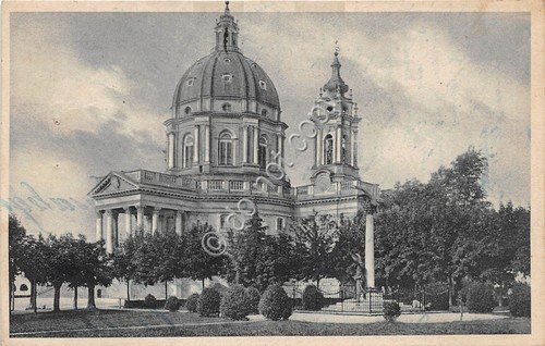 Cartolina - Torino Basilica di Superga 1935