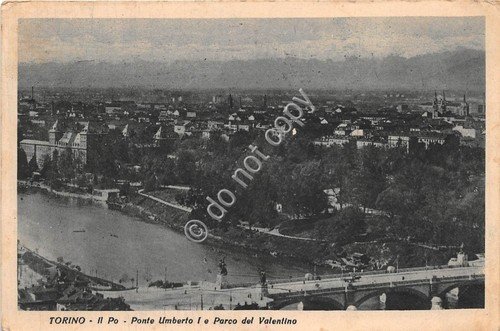 Cartolina - Torino panorama Po Ponte Umberto I Parco Valentino … | Immagine principale